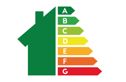 Bygning med energimerke og energikartlegging